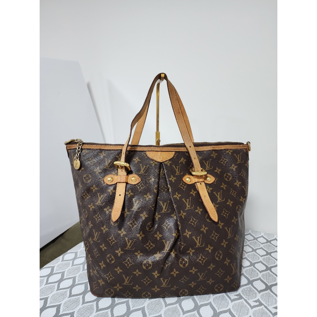 Louis Vuitton Monogram Palermo Gm Shoulder Bag Brown/Beige